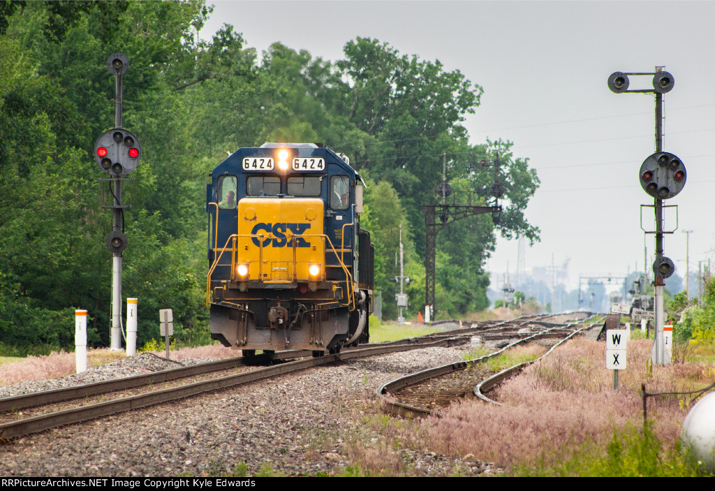 CSX GP40-2 #6424